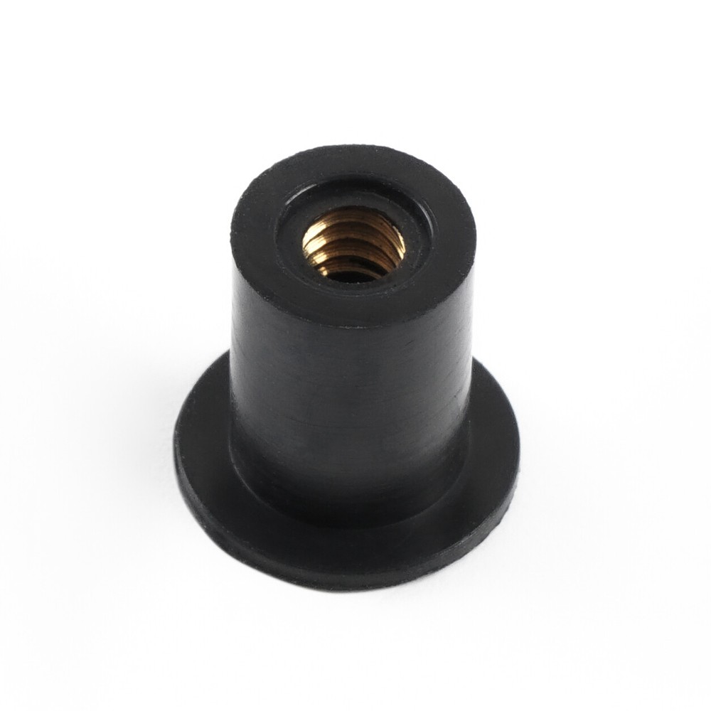M5 Motorcycle Windscreen Well Nuts Windshield Rubber Screw Wellnuts M5 5mm Nut
