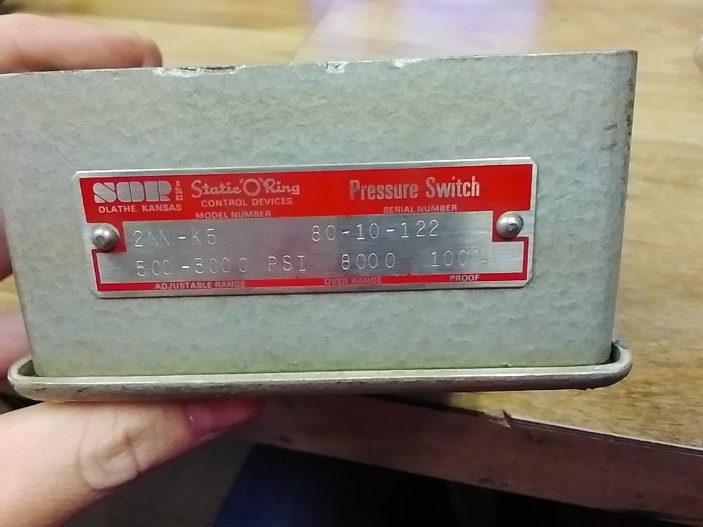 SOR 2NN-K5 Pressure Switch