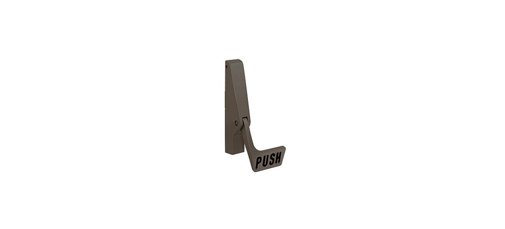 Paddle Concealed Vertical Rod Exit Device Left Hand Reverse Bevel Type Dark Bron