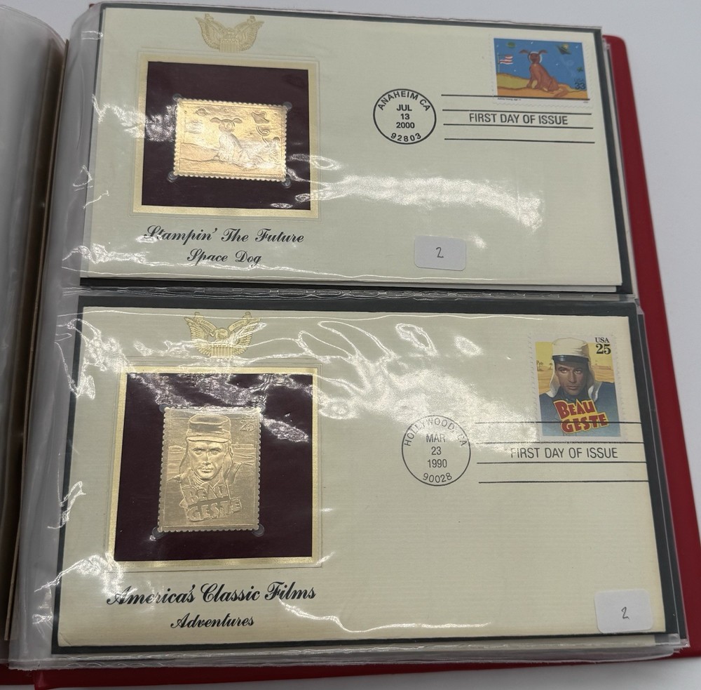 Commemorative First Day Issue Envelope/Postcard Collection Book ￼