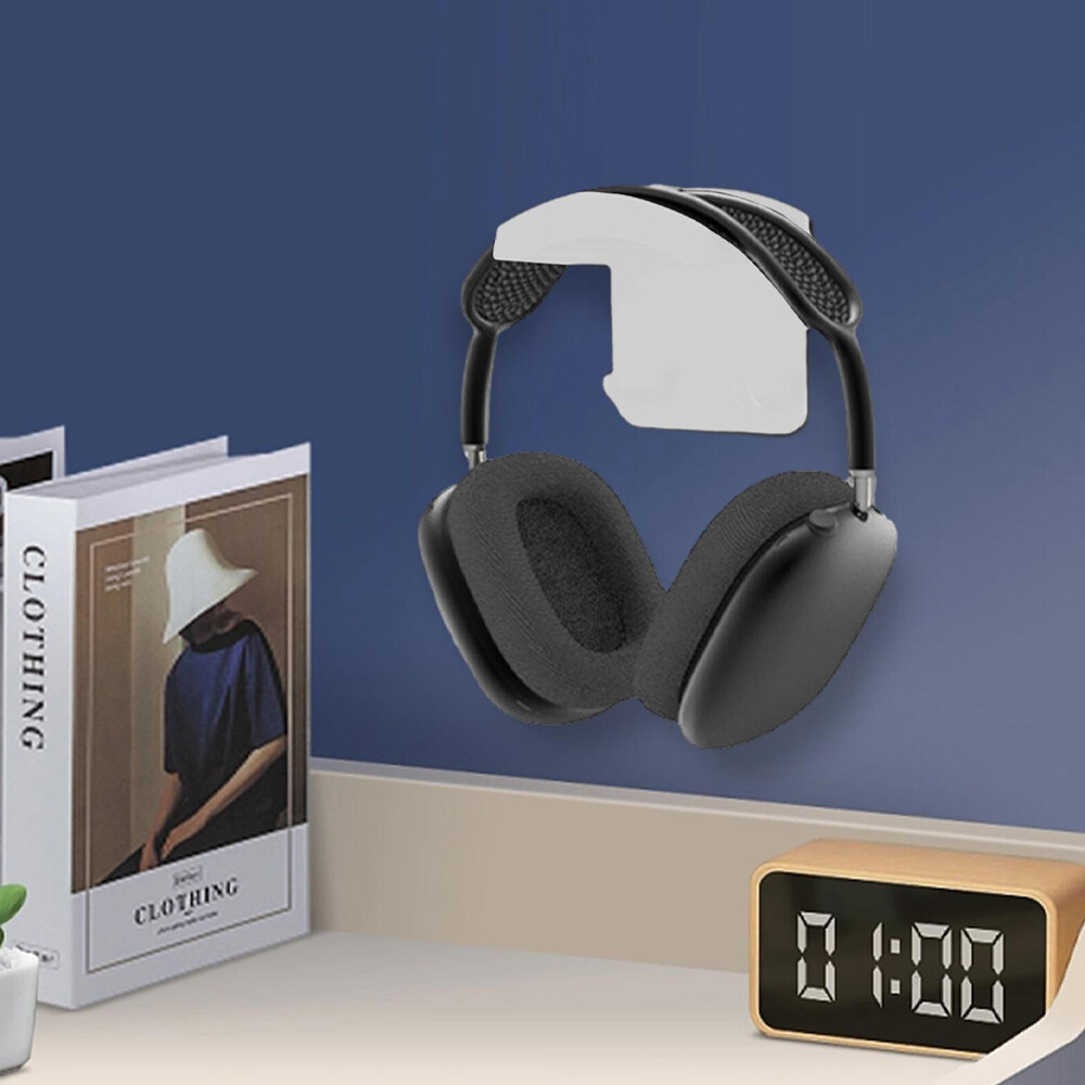 2PC Headphone Hanger Wall Mount Stand for Headset Space-saving Headset Holder