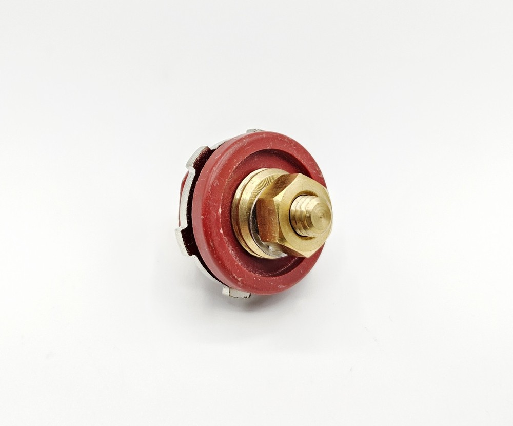 Brass 3/8" Remote Battery Cable Bulkhead, Firewall Feed-Thru Terminal, Pair