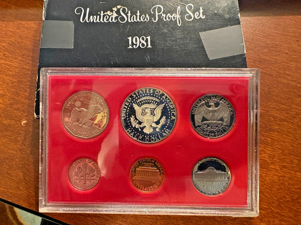 1981 S US Proof Set ~ 6 Coin ~ Mint Box OGP