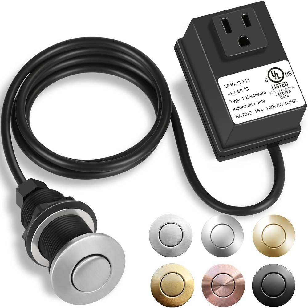 Garbage Disposal Air Switch Kit Garbage Disposal Button Power