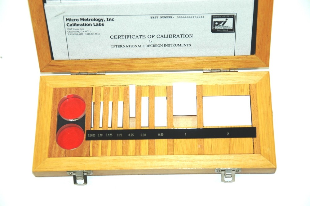 Fowler 53-684-003 Calibration Set with Ceramic Blocks and Optical Flats