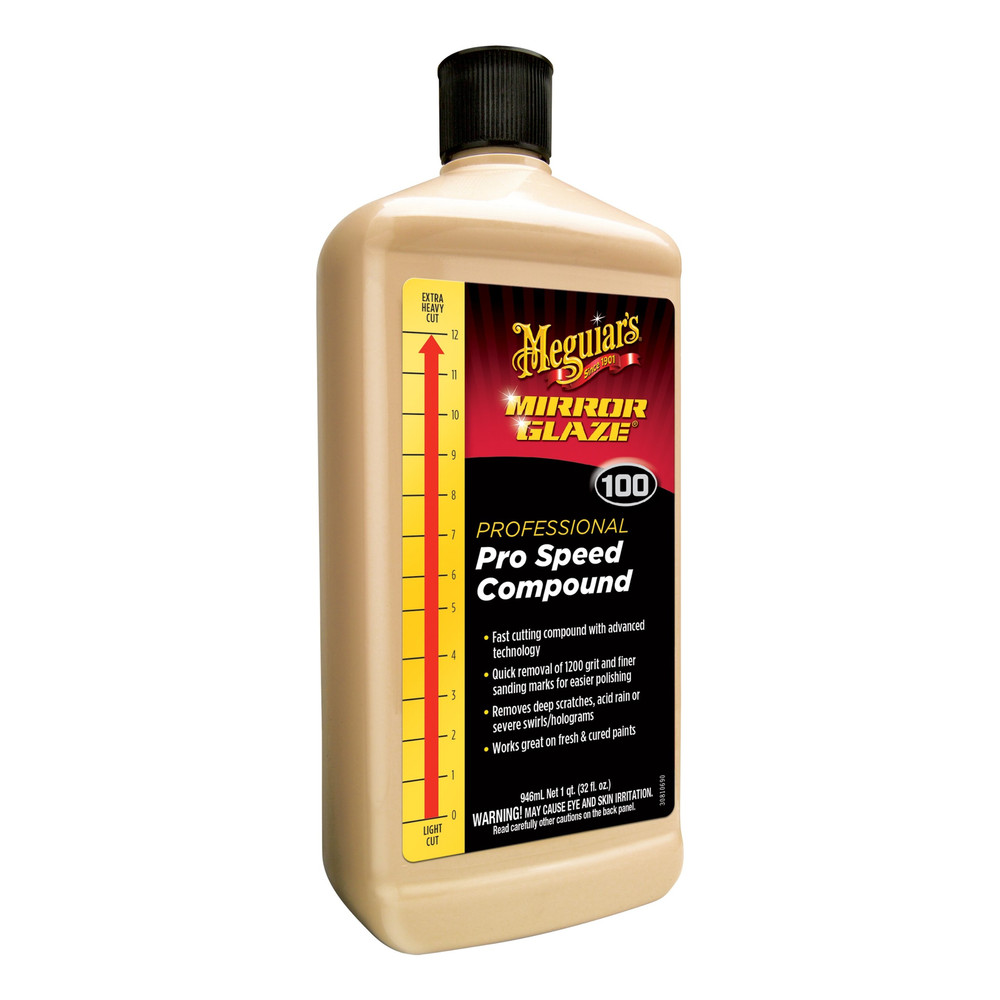 Meguiar's M100 Mirror Glaze Pro Speed Compound, 32 oz