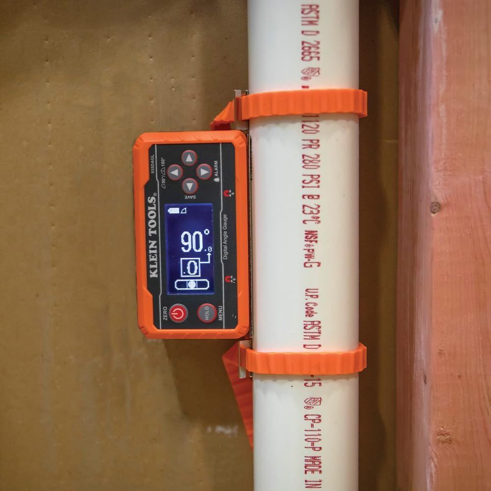 935DAGL Digital Level Angle Finder with Programmable Angles, Measures 0 - 90 and