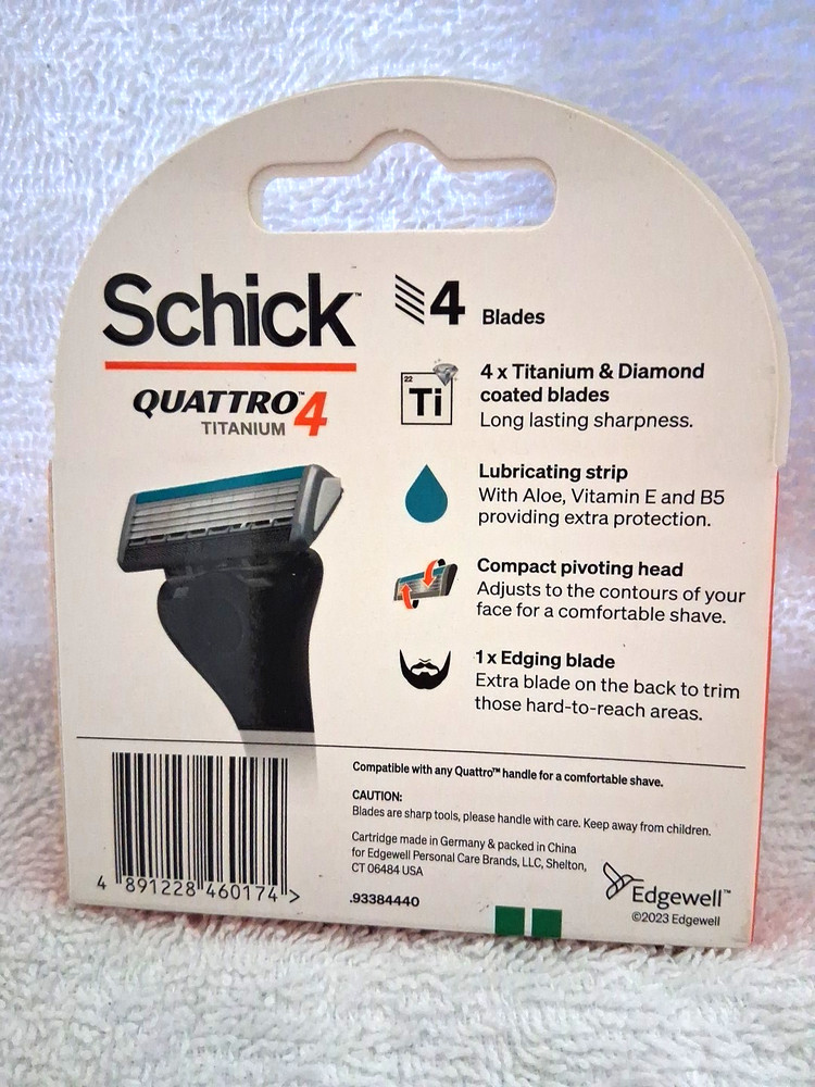 Quattro Cartridges, Titanium, 4 ct.