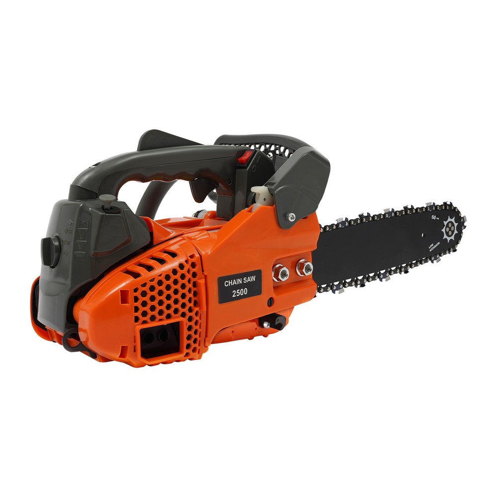 25.4cc 2-Stroke Petrol Powered Engine Chainsaw Top Handle Chainsaw Manual Start