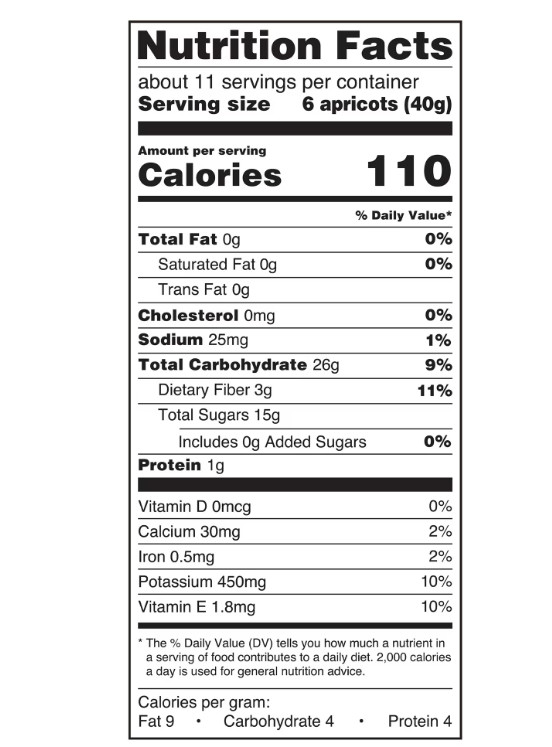 Great Value Dried Apricots, 16 oz
