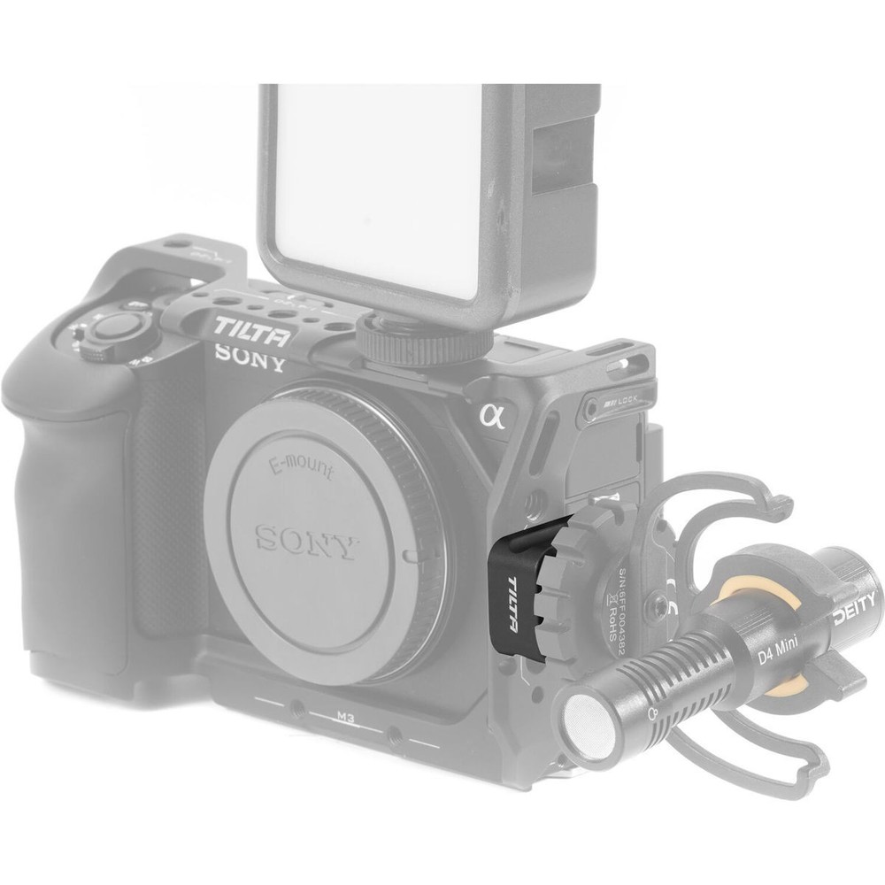 Tilta Cold Shoe Receiver Adapter with Locking Pin, Black