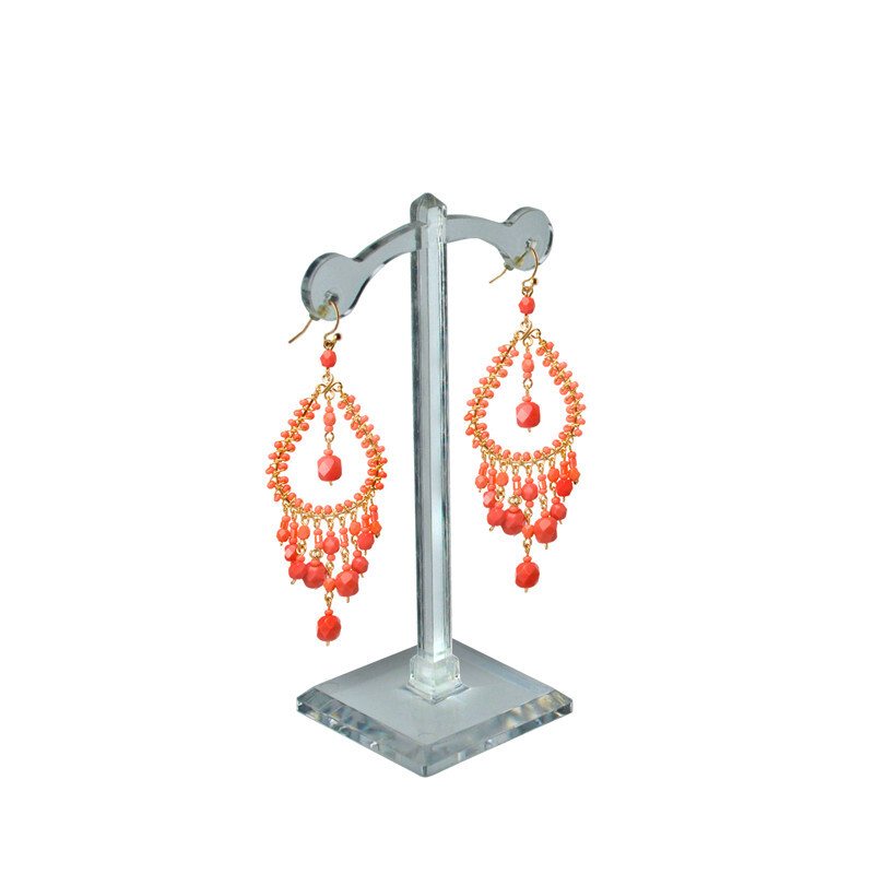 Azar Displays 5"H Acrylic Earring Tree, 10-Pack