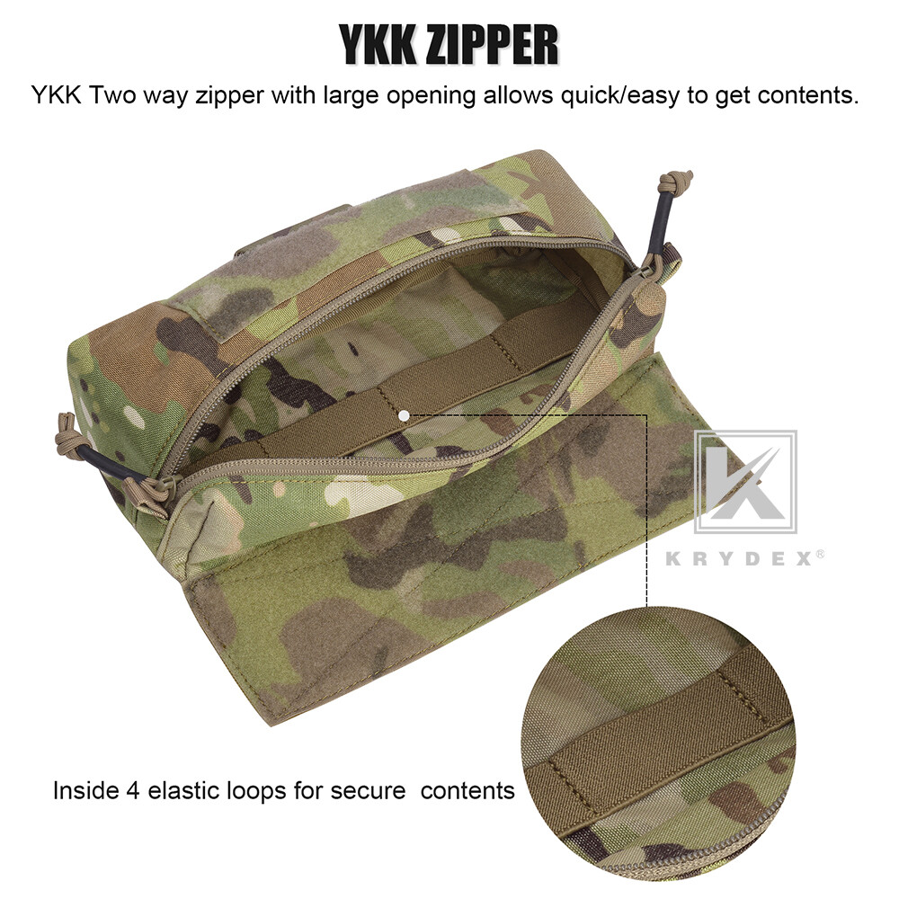 KRYDEX Mini Dangler Drop Pouch Abdominal Carrying for Chest Rig Armor Carrier