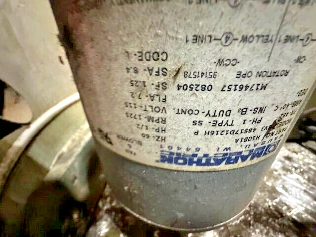 "ADM 165VCR-165V5B" H.D COMMERCIAL ROOF TOP 30"D EXHAUST FAN