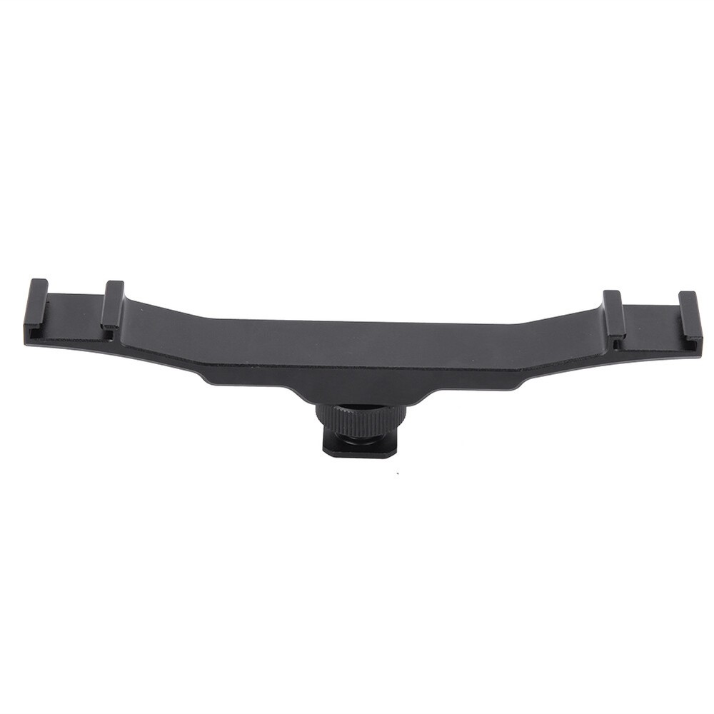 Double End Cold Shoe Mount Bracket Extension Rod For Camera Flash Fill Light Fit