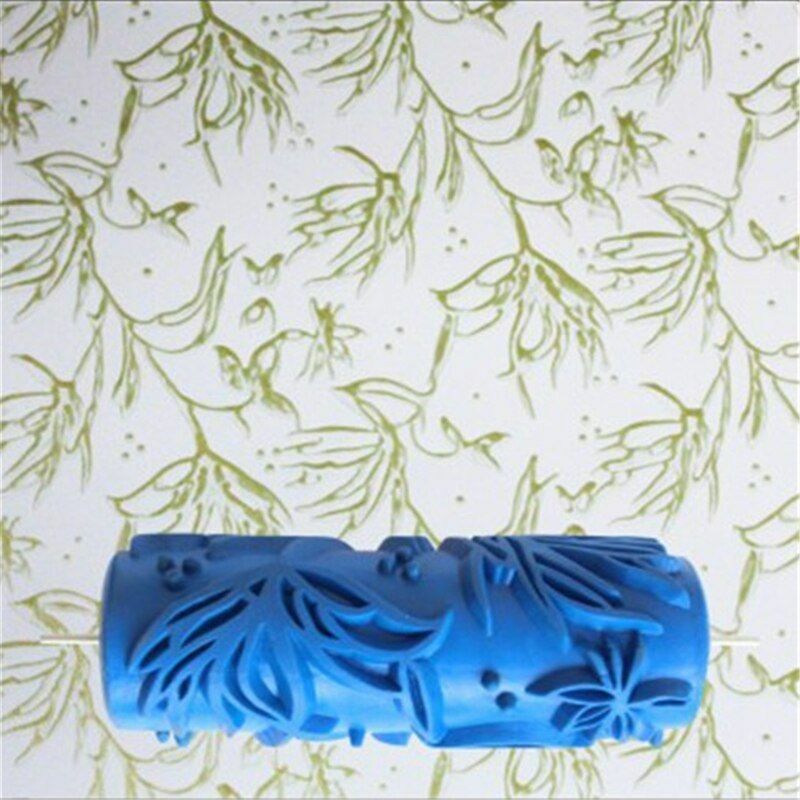 5inch Embossed Paint Roller Wall Texture l Brush Floral Pattern Decoration