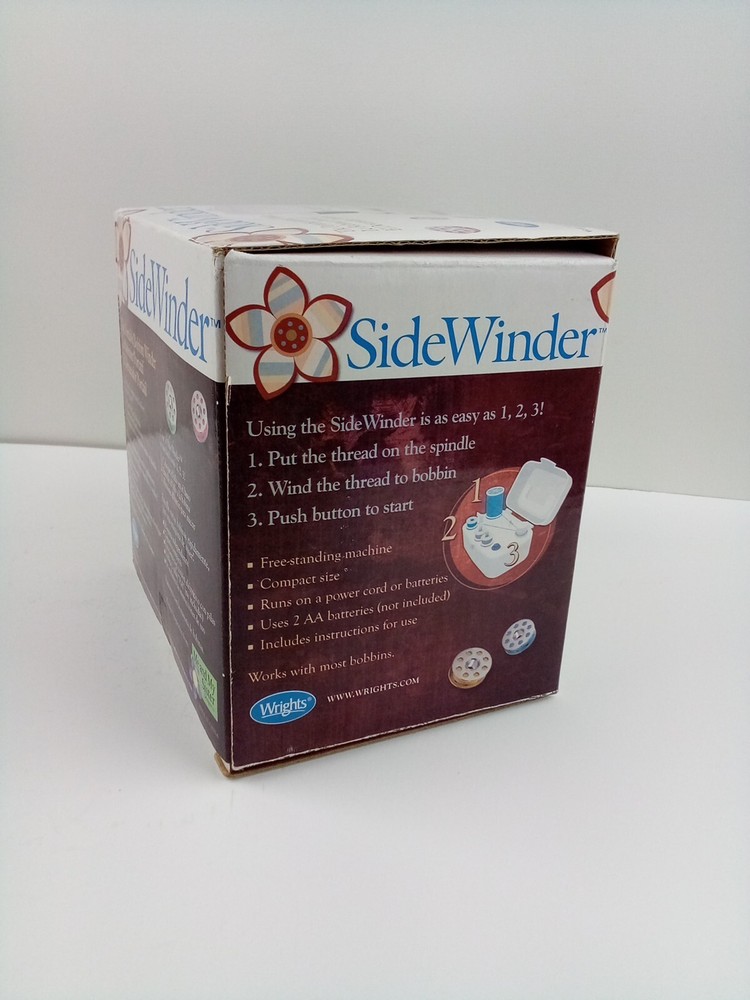 Simplicity Side Winder Portable Sewing Thread Bobbin Winder w/AC Adapter