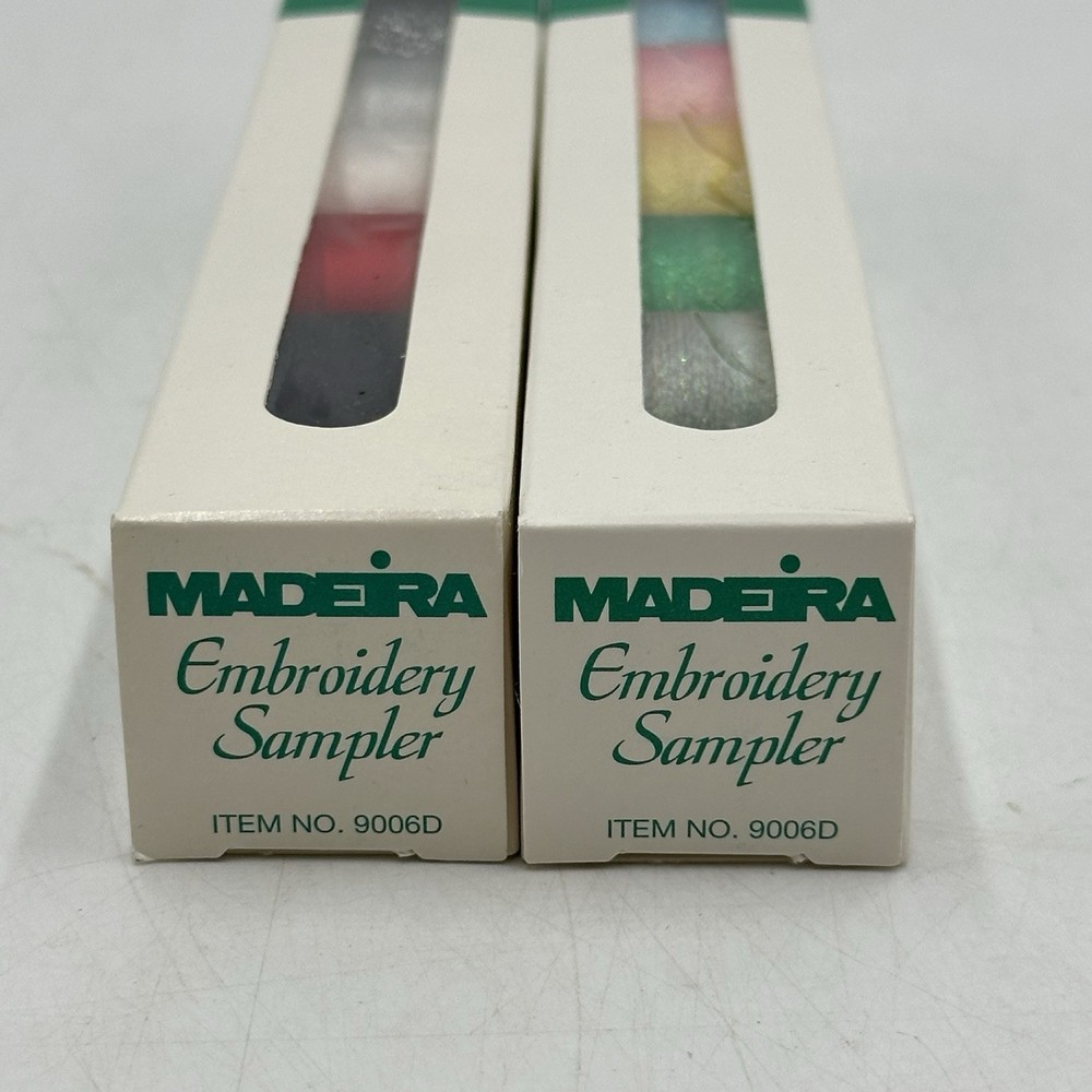 Madeira Embroidery Thread Sampler Six Pack #9006D x2 - includes Gold & Metallic