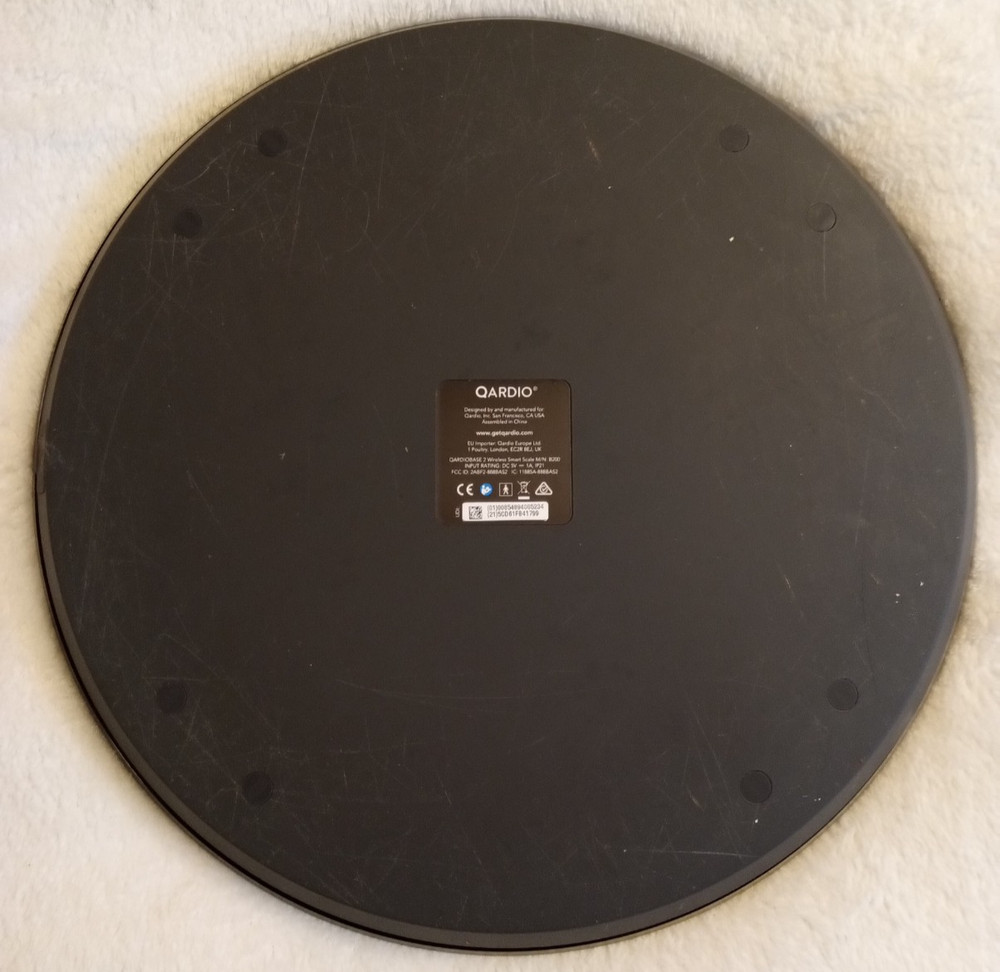 ⚫ Qardio Base 2 Wireless Smart Scale & Body Analyzer -Black *Read Description!