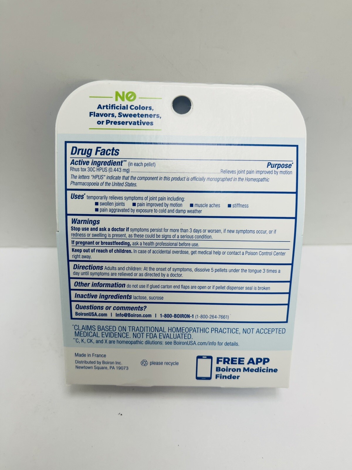 Rhus Tox 30c Meltaway Pellets 240 Pellets EXP 1/29