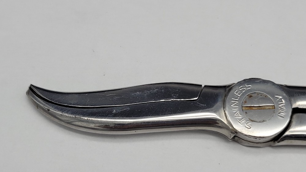 Vintage WEB STERLING HANDLE GRAPE SHEARS, ITALY