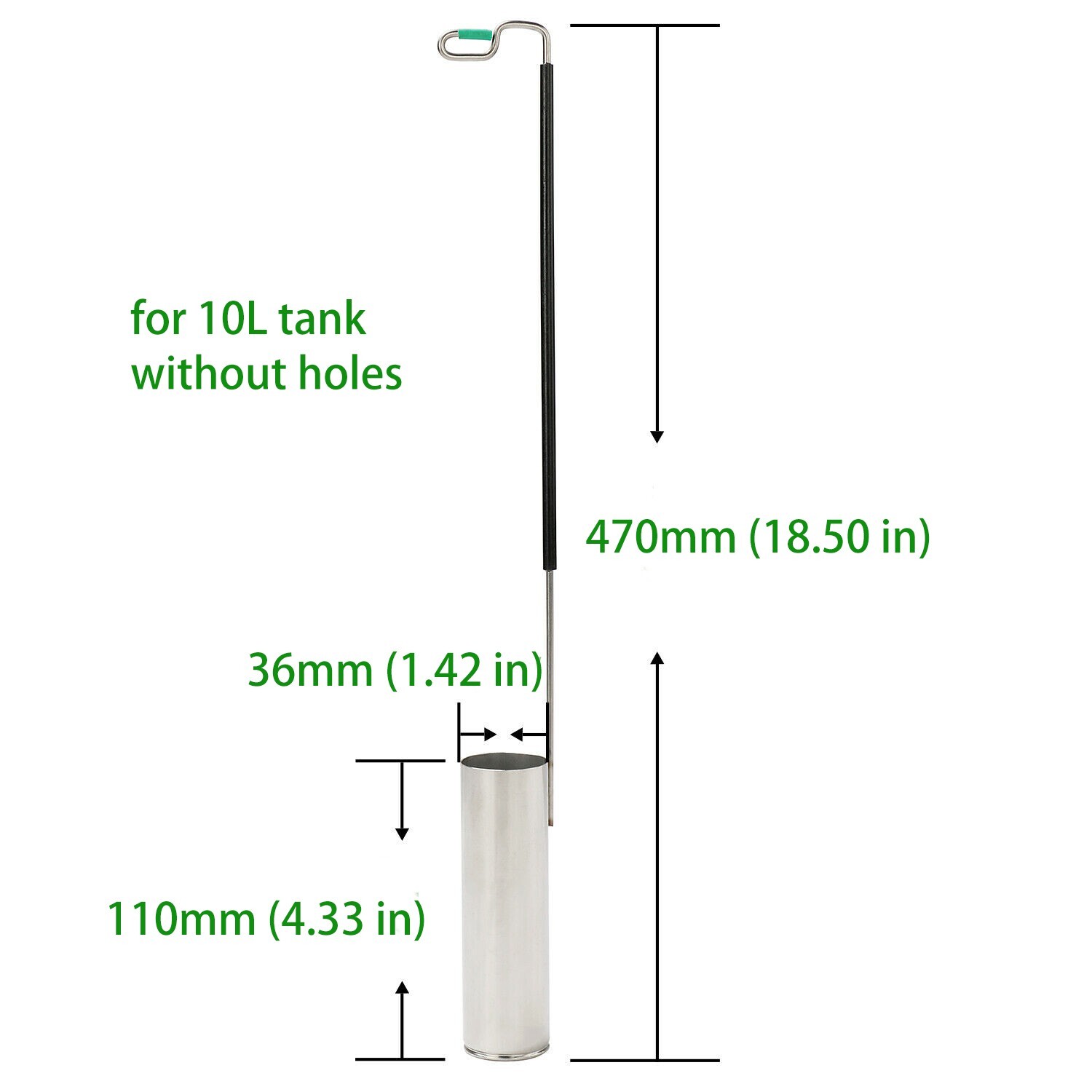Canister for U.S. Solid Cryogenic Container Liquid Nitrogen LN2 Tank, Pack of 2