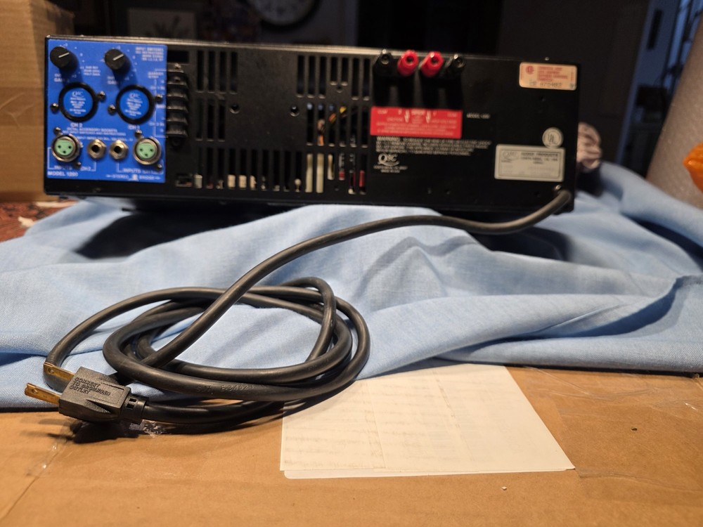 QSC Model 1200 2-Channel Power Amplifier