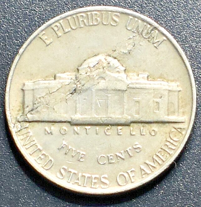 1963 ERROR NICKEL LAMINATION PEELING 144