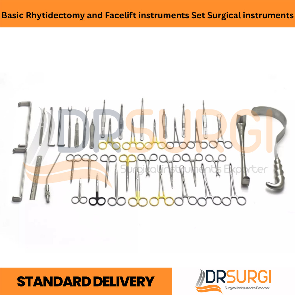 Basic Rhytidectomy and Facelift instruments Set Surgical instruments