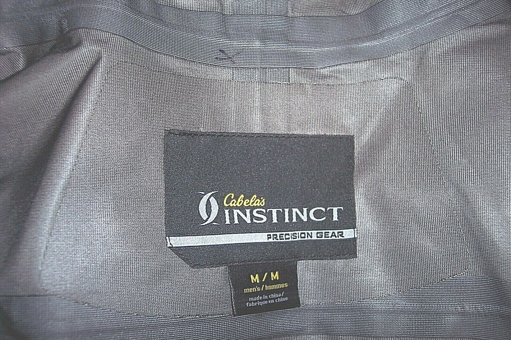 Mens Medium Goretex Jacket O2 Octane Camo Rain Jacket Instinct Hunting Jacket