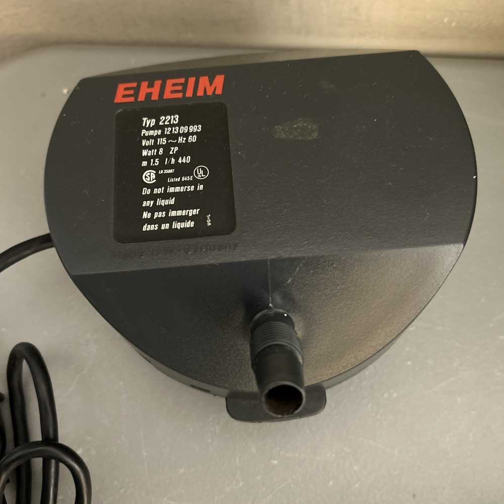 Eheim Fish Filter TYP 2213- Untested/ Sold As Is