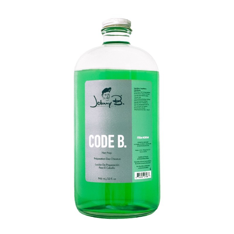 Johnny B Code Professional Hair Prep Cutting Agent 32 oz