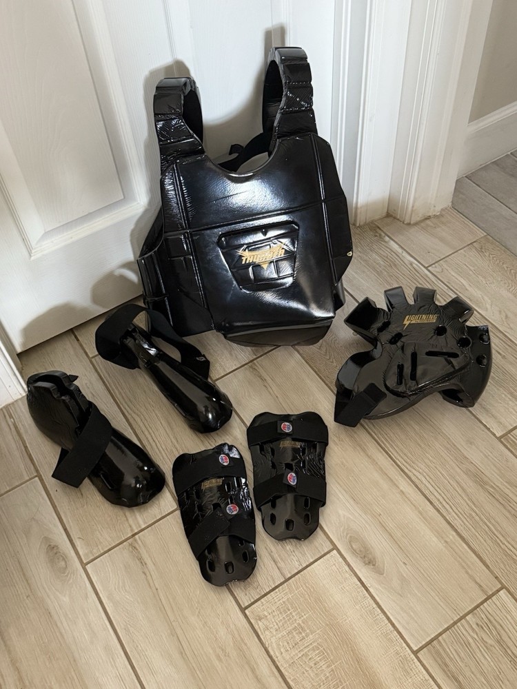 Proforce Lightning 6 Pc Martial Arts Protective Sparring Gear Bundle