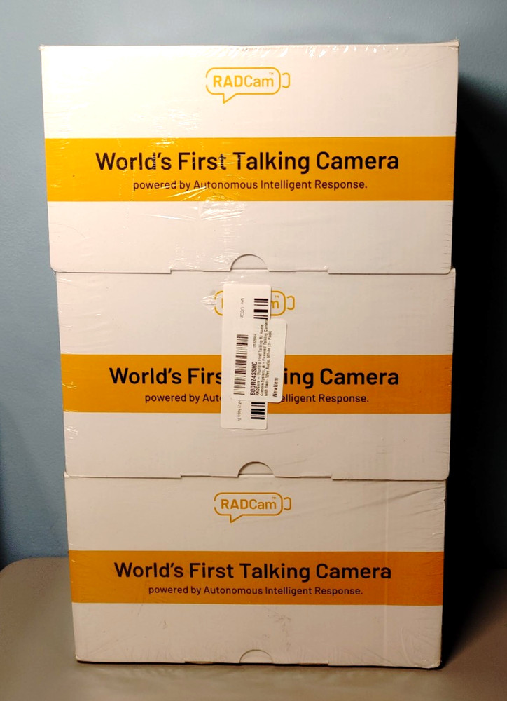 RADCam World’s First Talking AI Home Camera System | Smart Security System 3 Cam