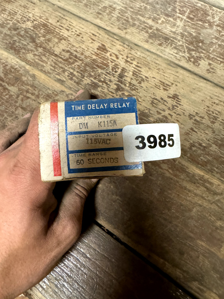 Master Electronic Controls DM K115A Time Delay Relay 115 Vac