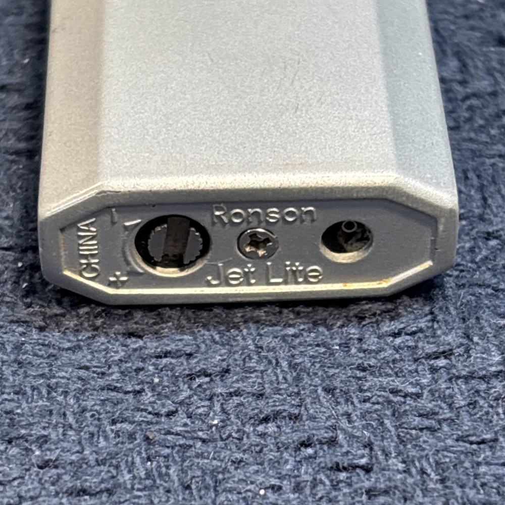 Ronson Jet Lite Butane Refillable Lighter
