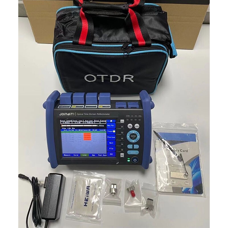 JW3302E Automatic OTDR Optical Time Domain Reflectometer 5.6-inch Touch Screen-