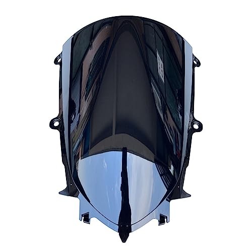 Motorcycle Double Bubble Windshield Windscreen Visor Air Flow Deflector