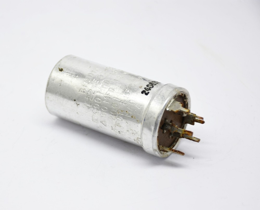 10 Tube Equipment Multi Section/Value Can Capacitors Mallory Sprague Bendix NOS