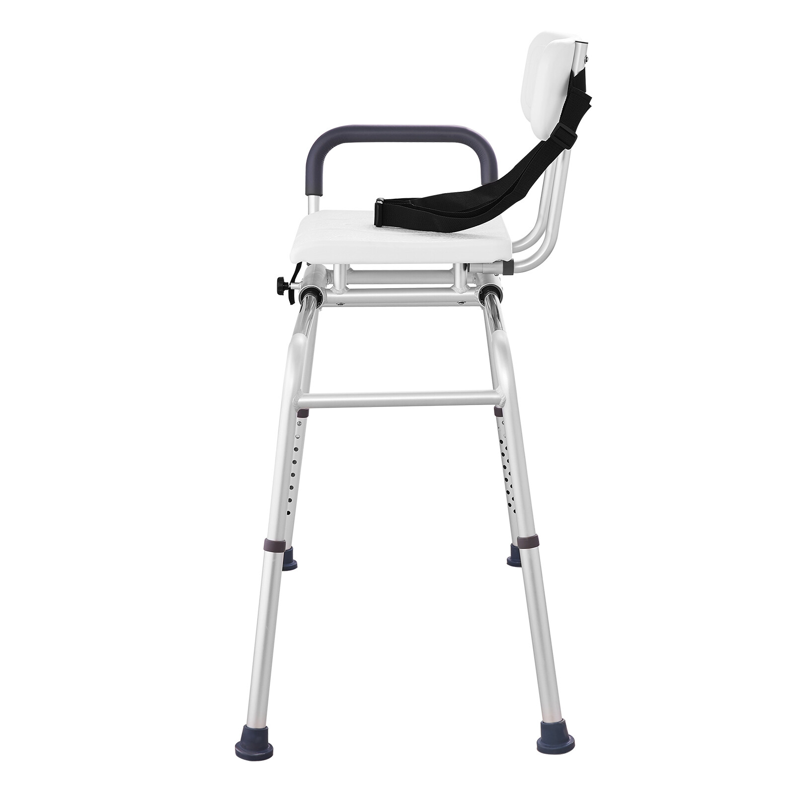 VEVOR Sliding Tub Transfer Bench Shower Chair with Cut-Out Seat