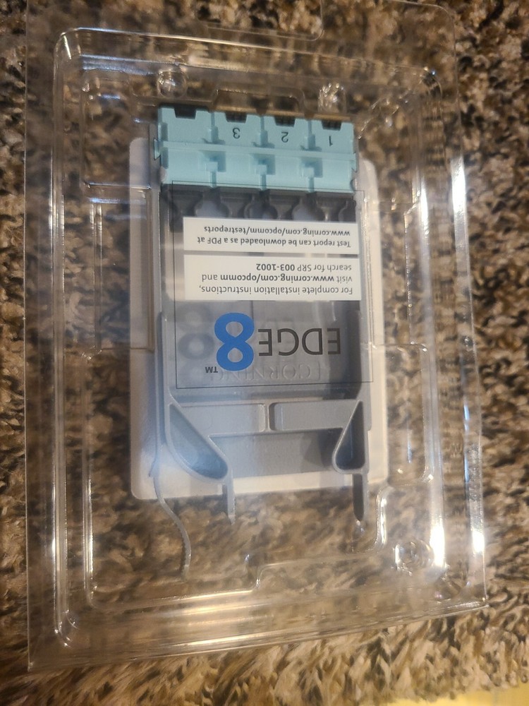 Corning EDGE8-CP24-V3 MTP Panel, Aqua Adapters