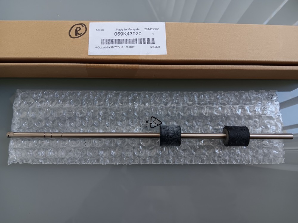 New Genuine Xerox OEM 059K43920 Doc Feeder (DADF) Document Exit Roller 100 SHT