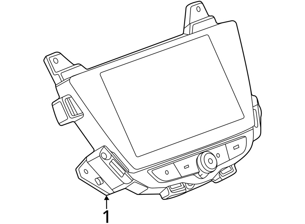 Chevrolet Trailblaze 2021 DISPLAY SCREEN CONTROL SWITCH