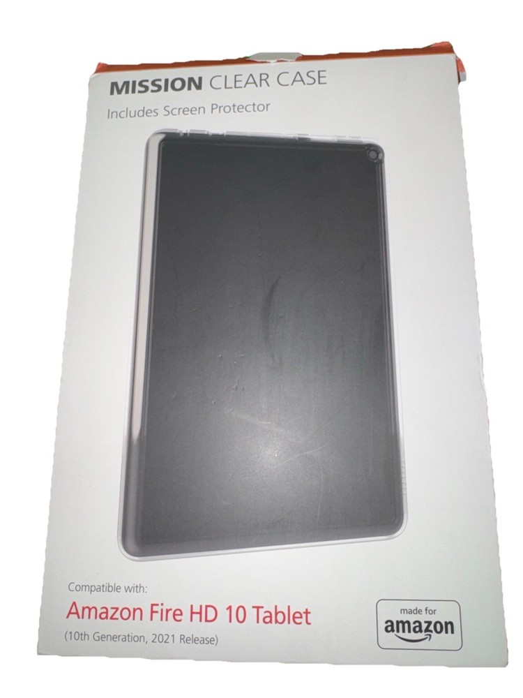 Mission Clear Case + Screen Protector for Amazon Fire HD 10