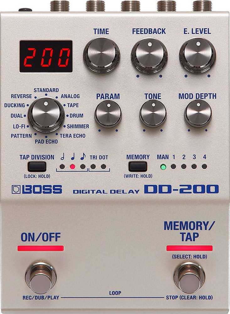 Boss DD-200 Digital Delay Effect Pedal