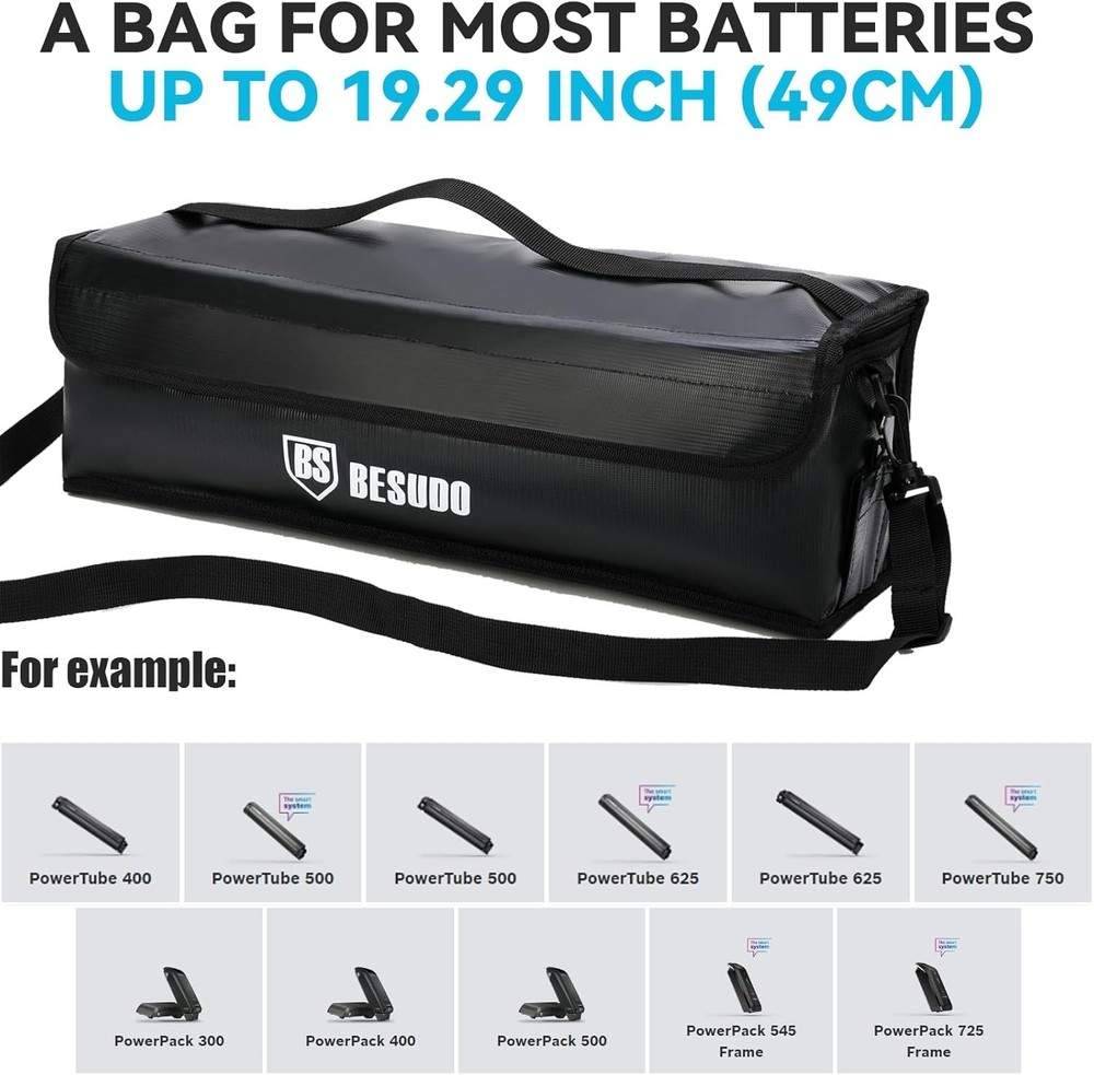 Transport Bag for E-Bike Battery - Lightweight