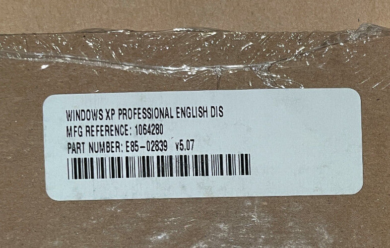 Microsoft Licensing 2005 Systems Windows Client: Business E85-02839 Windows XP