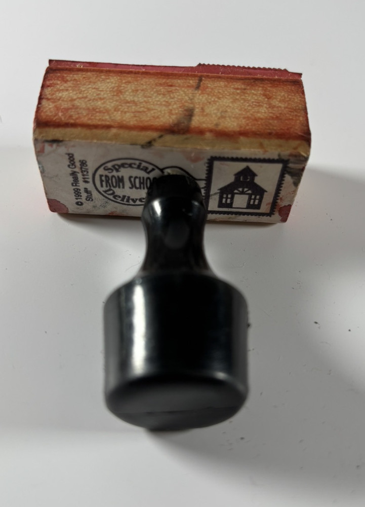 Special Delivery from School Rubber Stamp