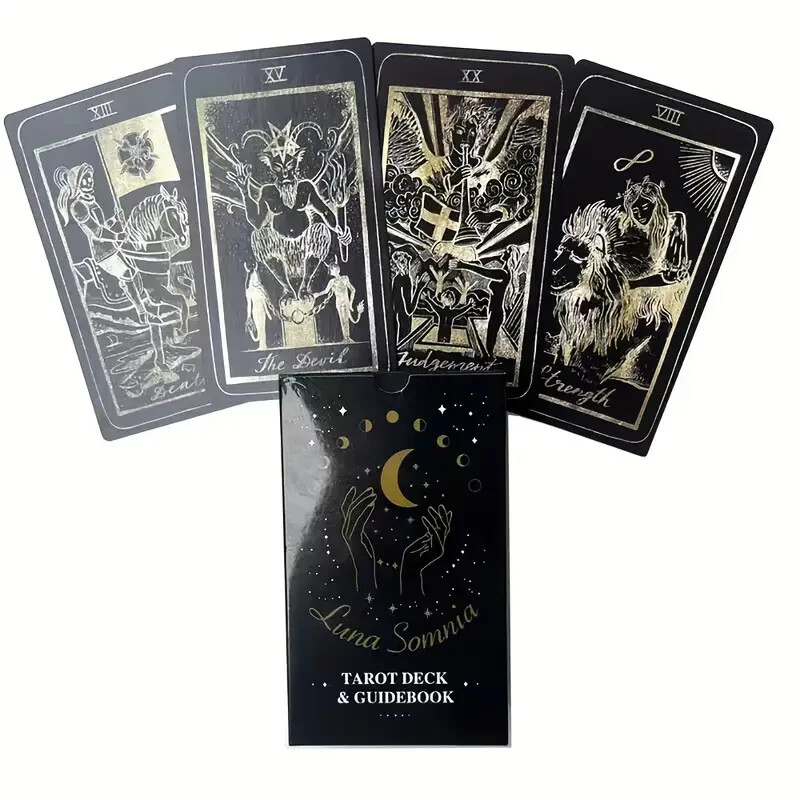 Sleeping Moon Dream Tarot Deck Set, Including 78 Complete Deck Cards