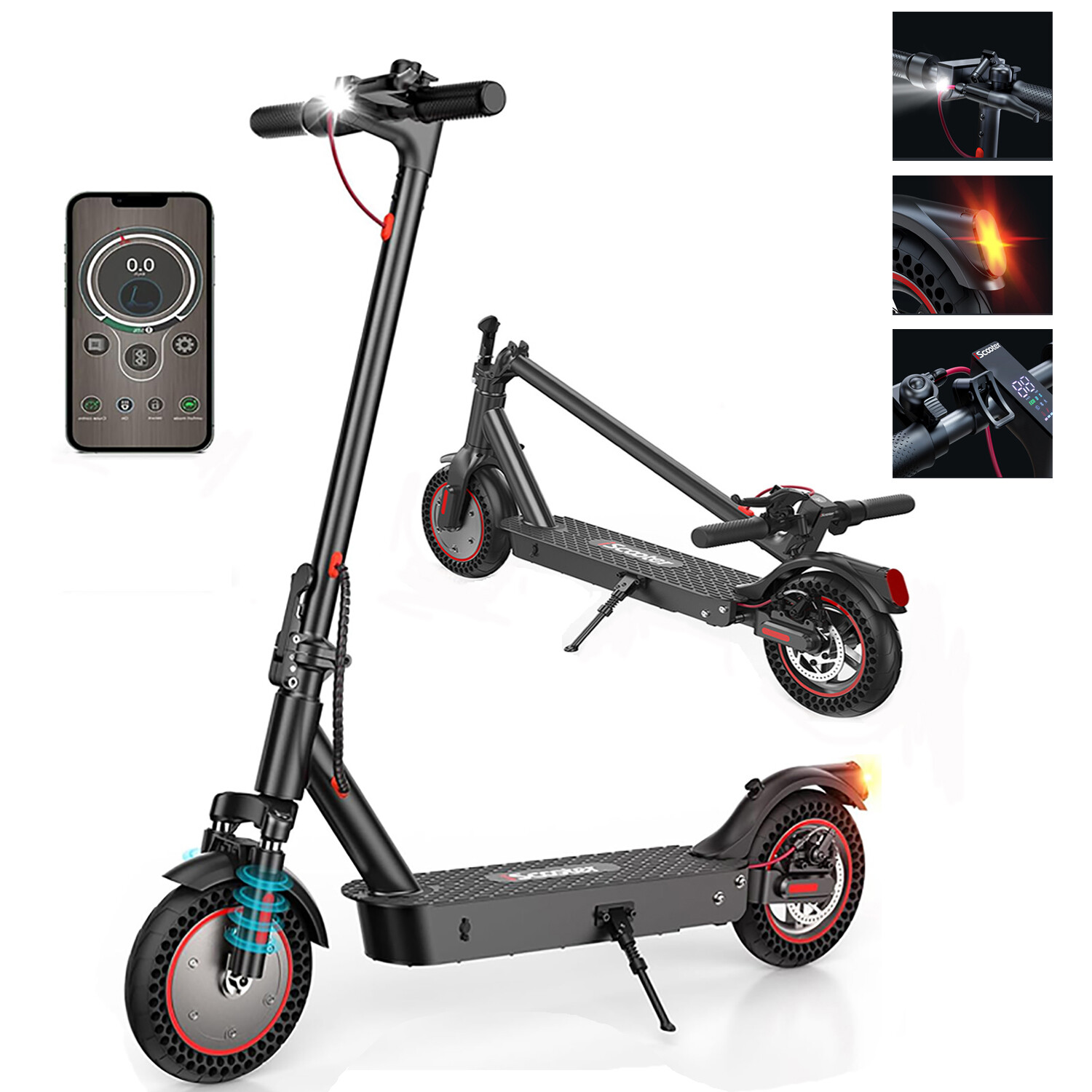 iScooter i9MAX Electric Scooter 21MPH 10Ah Latest Upgrades Foldable E-scooter